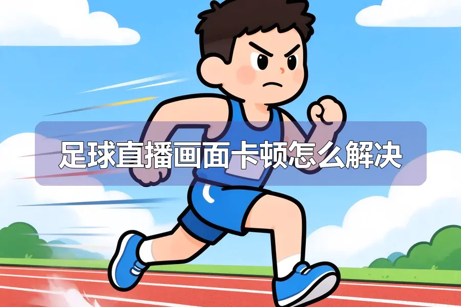足球直播画面卡顿怎么解决